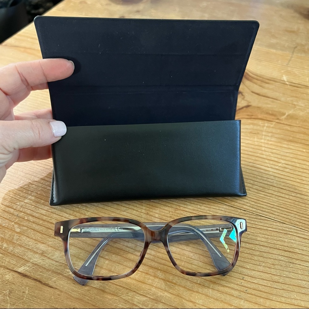 Fendi Tortoise Shell Frames W/Case - image 6